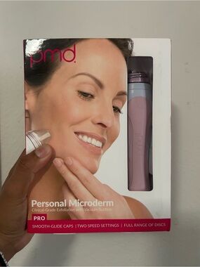PMD Personal Microderm PRO Device in Light Pink and Silver